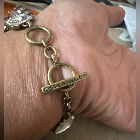 Square Rhinestone Bracelet - Picture 3 of 8